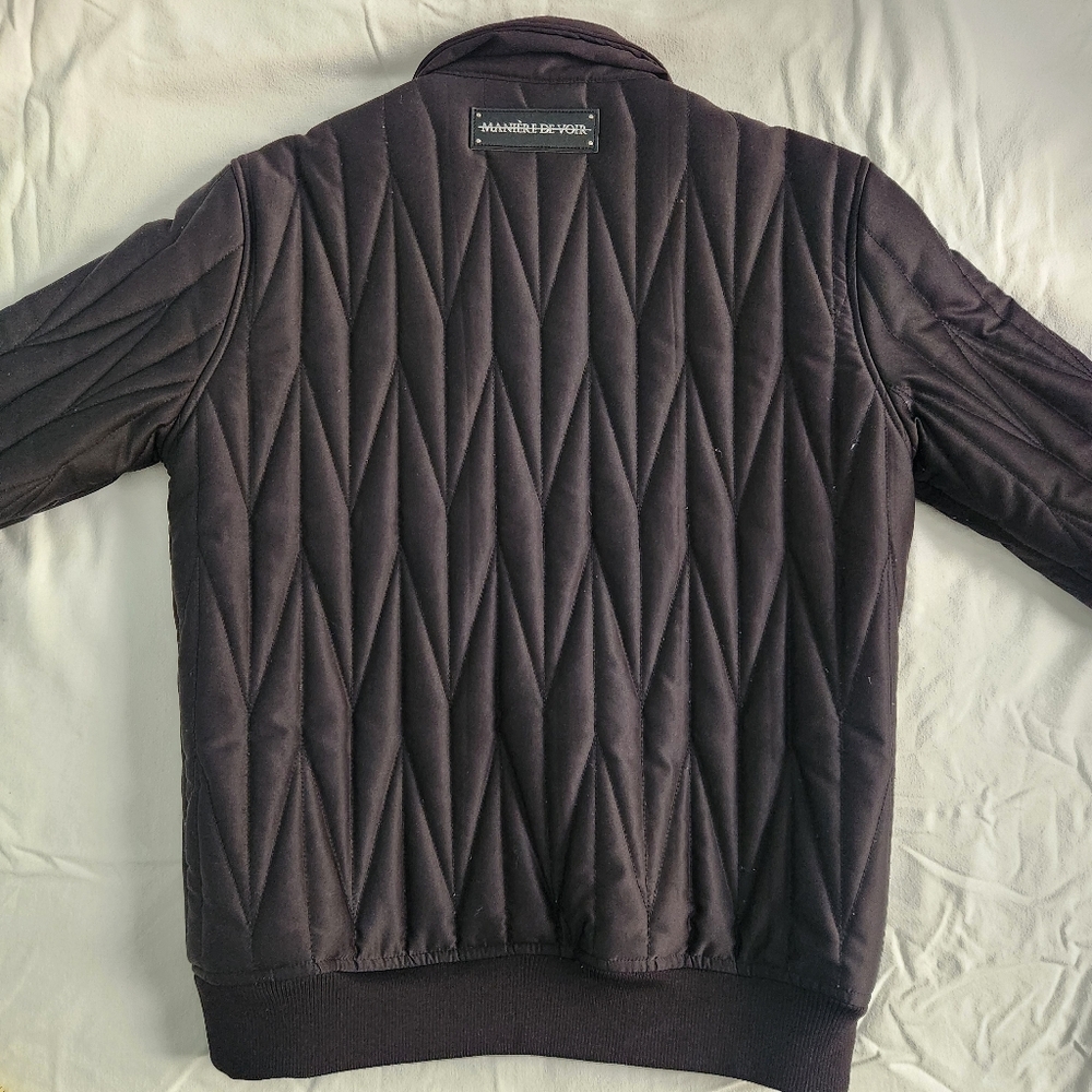 Maniere De Voir Black Bomber Jacket - Picture 4 of 8